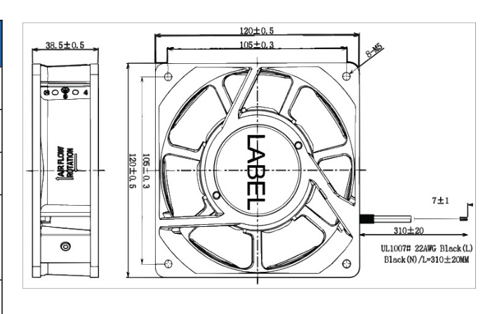 4 Inch Fan with Guard — Unity Electro OEM Product