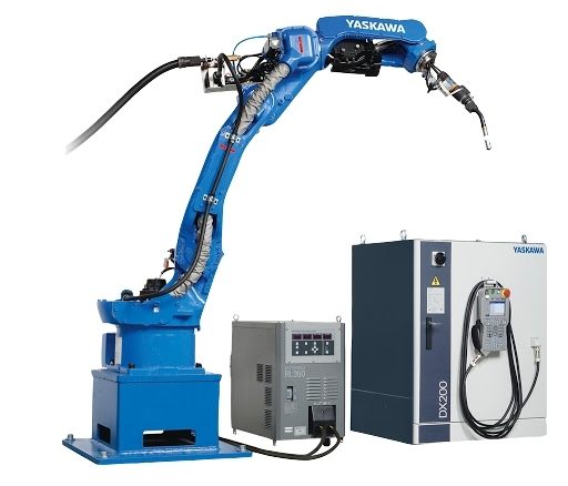Robotic welding at Unity Electro manufacturing facility