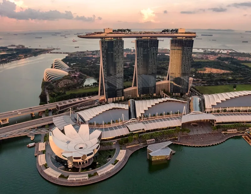 Singapore Marina Bay CBD skyline
